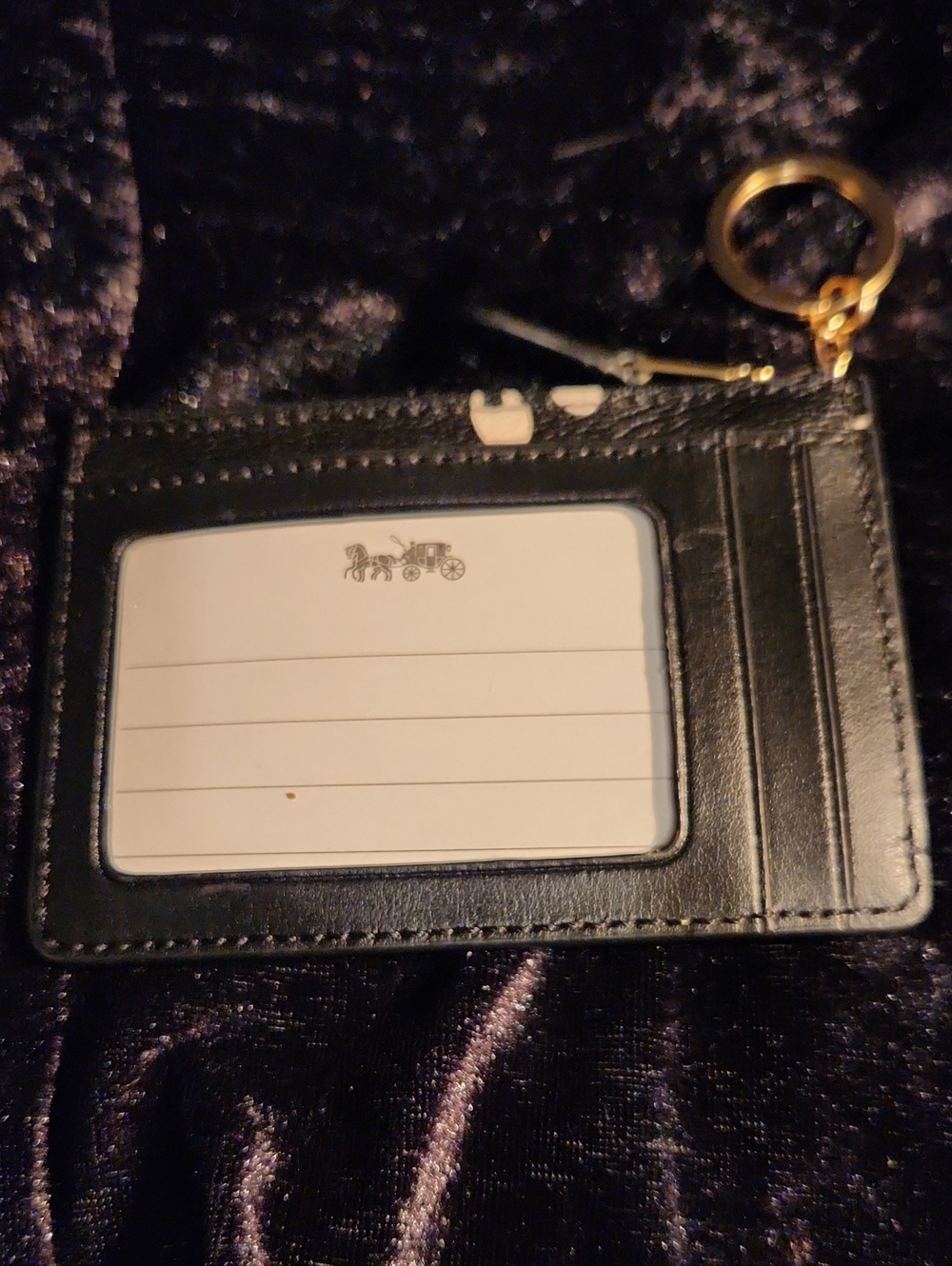 Coach X Disney Snow White Mini Id Card Holder Keychain - Picture 4 of 5